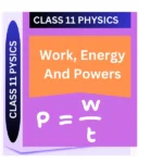 Energy And Power Work, CLASS 11 WORKSHEET: A Solid Study