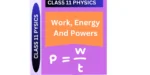 Energy And Power Work, CLASS 11 WORKSHEET: A Solid Study